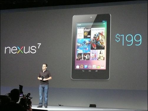 写真1　グーグル初の自社ブランドタブレット「Nexus 7」