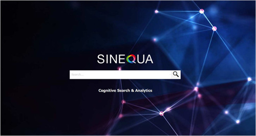 画面2：Sinequa ESの検索画面（出典：伊藤忠テクノソリューションズ）